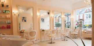 طراحی داخلی آرایشگاه بانوان