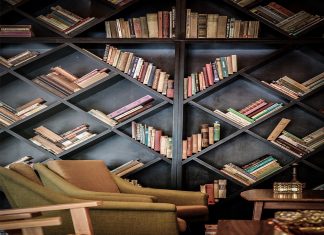 طراحی داخلی کتابخانه شخصی و عمومی