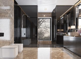 طراحی داخلی سرویس بهداشتی منزل