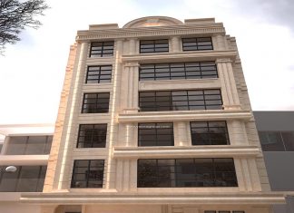 نمای ساختمان پنج طبقه نمای ساختمان پنج طبقه