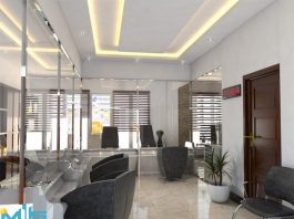 طراحی داخلی صرافی