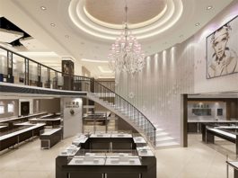 طراحی داخلی جواهر فروشی