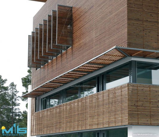 اجرای نمای چوبی اجرای نمای چوبی